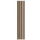 Akusztikus falpanel, MDF, 300x60 cm - Greige Oak