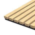 Akusztikus falpanel, MDF, 300x60 cm - Vanilla Oak