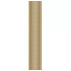 Akusztikus falpanel, MDF, 300x60 cm - Vanilla Oak