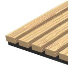 Akusztikus falpanel, MDF, 300x60 cm - Pure Oak