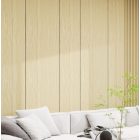 Falpanel, fa mintával, bambuszrost, 280x40 cm - Honey Oak