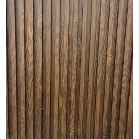 Lamella, fa hatású, WPC, 280x16 cm - Warm Hazel
