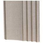 Lamella, hullámos felülettel, WPC, 290x12 cm - Pale Linen