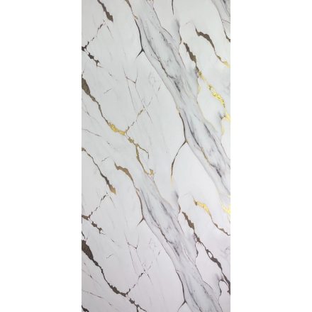 Falpanel, márvány mintával, PVC, 240x120 cm - Gold in Dawn