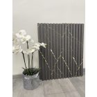 Lamella, márvány hatású, WPC, 280x15 cm - Szürke és Arany 