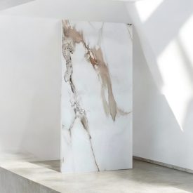 Falpanel, márvány mintával, PVC, 240x120 cm - Taro Beige