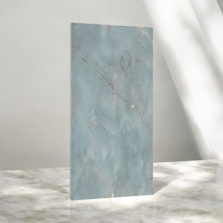 Falpanel, márvány mintával, PVC, 280x120 cm - Karikin turquoise