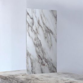   Falpanel, márvány mintával, PVC, 240x120 cm - White Jade in Beige