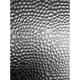 Falpanel, dombornyomott, PVC, 240 x 120 cm - Black Metal