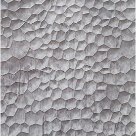 Falpanel, dombornyomott, PVC, 240x120 cm - Grey