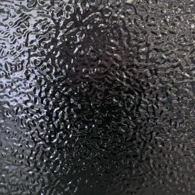   Falpanel, fém hatású, bambuszrost, 280x120 cm - Black Metal Wave