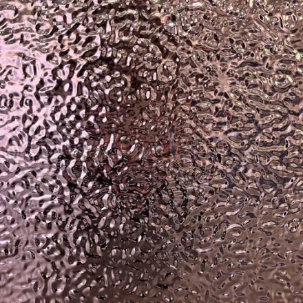 Falpanel, fém hatású, bambuszrost, 280x120 cm - Rosegold Metal Wave