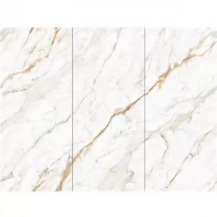 Falpanel, márvány mintával, végteleníthető, bambuszrost, 280x122 cm - Calacatta Sand 