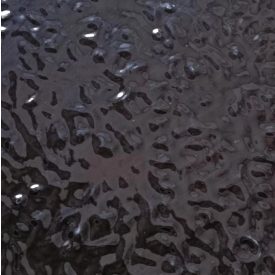   Falpanel, fém hatású, bambuszrost, 280x122 cm - Black Metal Wave