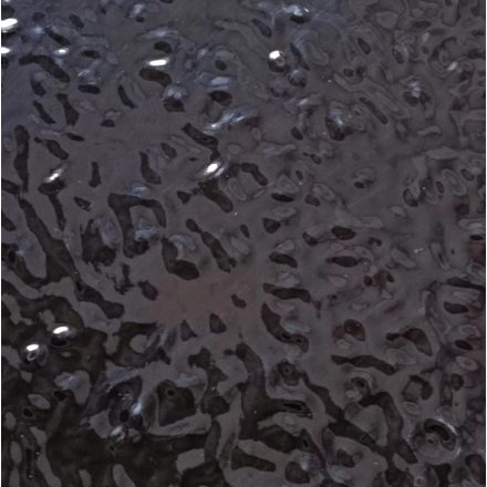 Falpanel, fém hatású, bambuszrost, 280x122 cm - Black Metal Wave