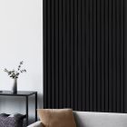Akusztikus Falpanel Black 278x60 cm