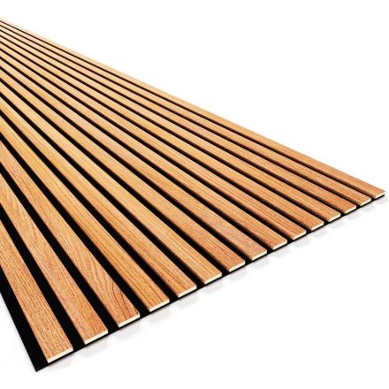 Akusztikus Falpanel Teak 278x60 cm