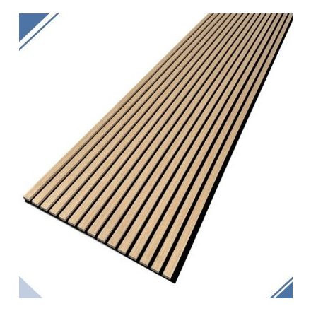Akusztikus falpanel, Elite Linear Slatted - Dunatölgy 280x60 cm